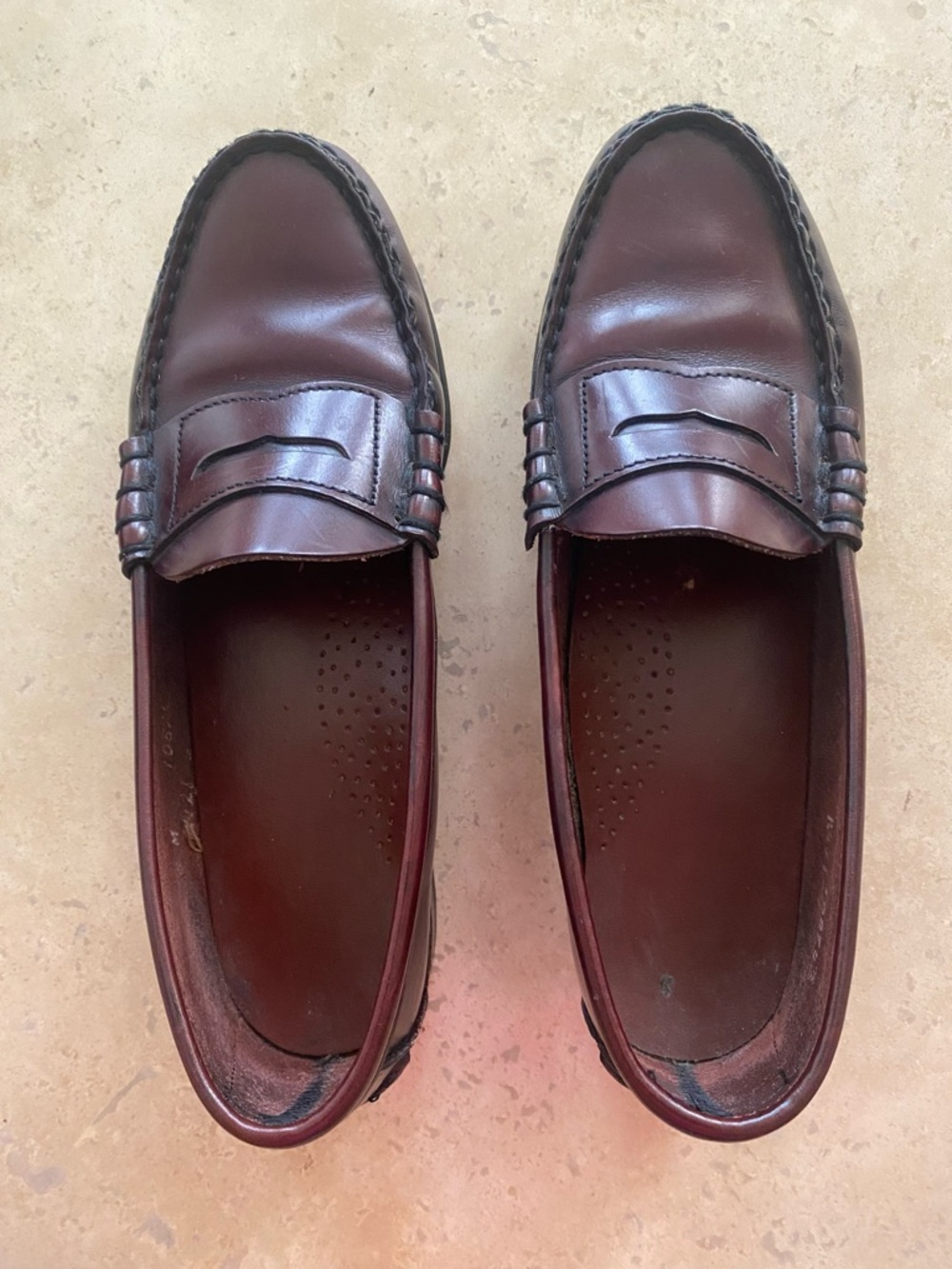 Dexter Women’s Cordovan Vintage Penny Loafers Size 6